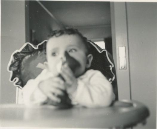 Carole Lee 1940 in highchair 2