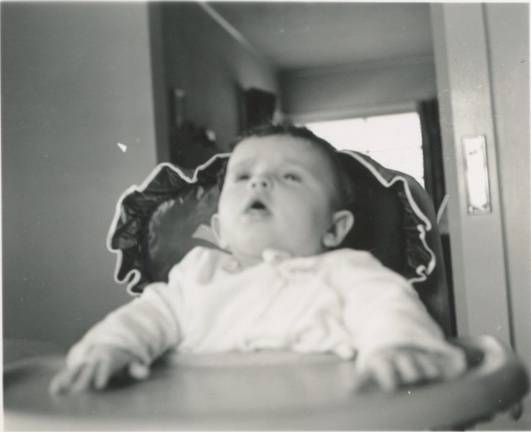 Carole Lee 1940 in highchair 4