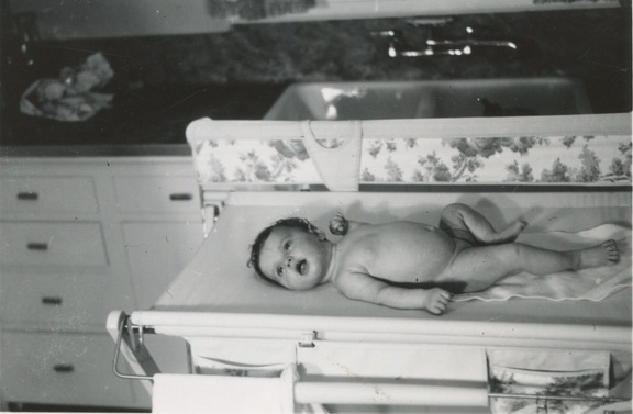 Carole Lee at 6 weeks just after a bath 1