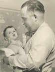 Carole Lee baby with Earl 1940