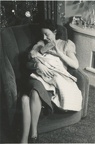 Carole Lee new baby w Jeannett 1940 1