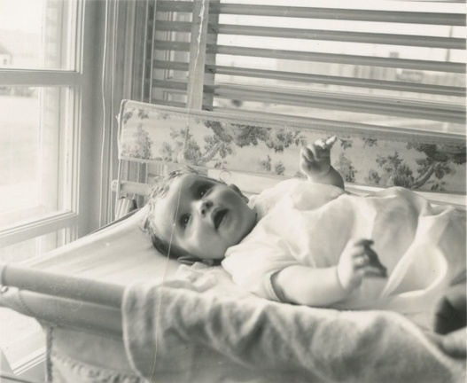 Carole Lee at 3 months on changing table 5