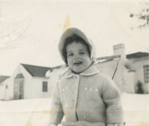 Carole in front yard 2700 4th ave north 1942 3