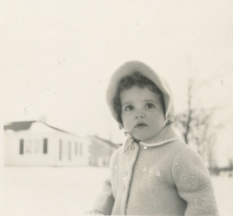 Carole in front yard 2700 4th ave north 1942 4